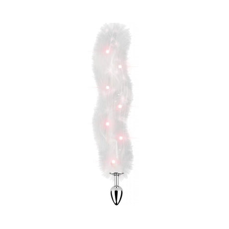Buy Foxy Tail - Light Up Faux Fur Butt Plug With Multicolored Light Pattern – Naughtyhut NZ sex toys online. Discreet delivery & top brands.