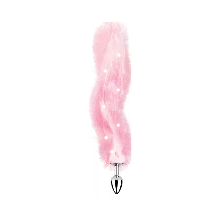 Foxy Tail - Light Up Faux Fur Butt Plug With Multicolored Light Pattern – Sex toys NZ by Naughtyhut. Discreet delivery nationwide.