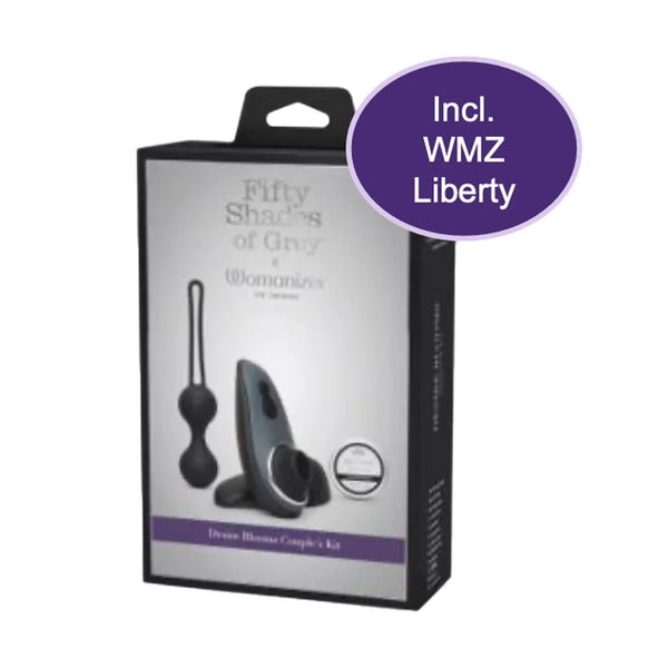 Womanizer FSOG X Womanizer Liberty, Desire Blooms Couple’s Kit (3 piece)