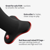Buy Fun Factory AMOR black - Black 14.6 cm Dildo – Naughtyhut NZ sex toys online. Discreet delivery & top brands.