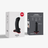 Buy Fun Factory AMOR black - Black 14.6 cm Dildo – Naughtyhut NZ sex toys online. Discreet delivery & top brands.