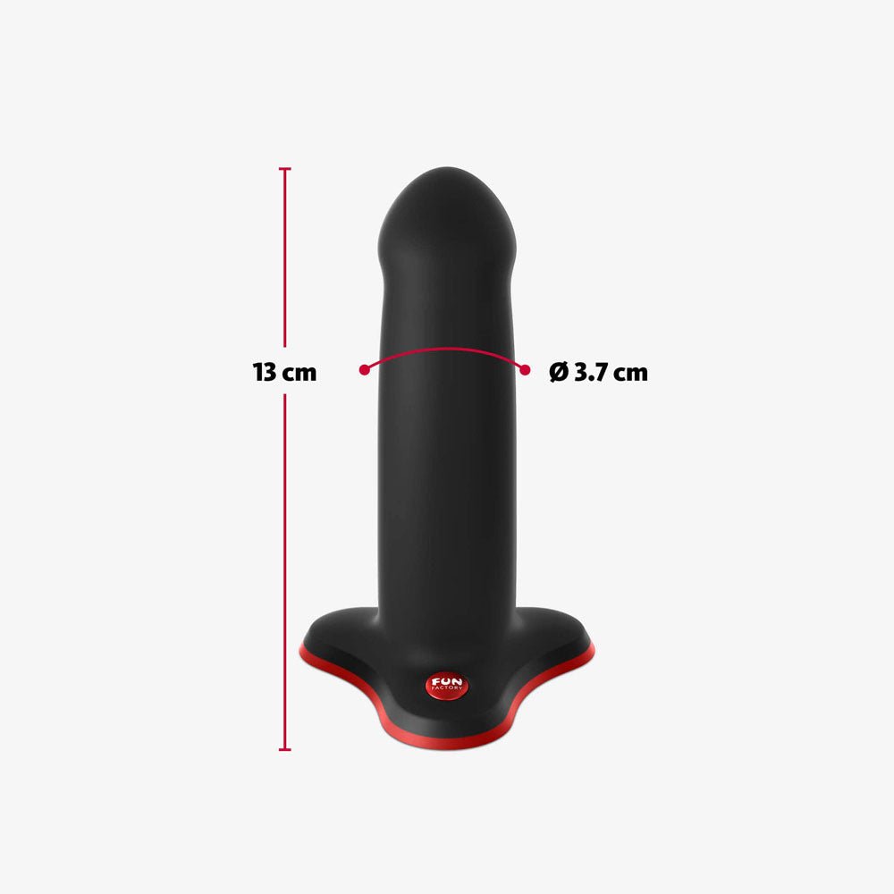 Buy Fun Factory AMOR black - Black 14.6 cm Dildo – Naughtyhut NZ sex toys online. Discreet delivery & top brands.