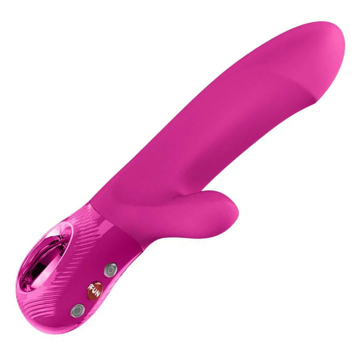 Fun Factory Bi Stronic Embrace - Magenta, swatch crop on white