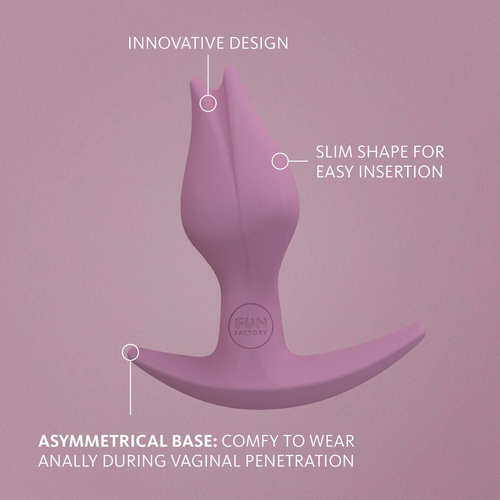 Buy Fun Factory BOOTIE FEM rose - Rose 8.5 cm Butt Plug for Women – Naughtyhut NZ sex toys online. Discreet delivery & top brands.