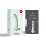 Buy Fun Factory BOUNCER sage green - Sage Green 18.5 cm Dildo – Naughtyhut NZ sex toys online. Discreet delivery & top brands.