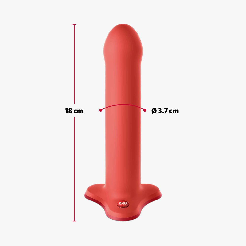 Fun Factory MAGNUM flashy coral - Coral Orange 18.3 cm Dildo – Sex toys NZ by Naughtyhut. Discreet delivery nationwide.