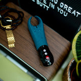 Buy Fun Factory MANTA deep sea blue - black - Deep Sea Blue 18 cm USB Rechargeable Mens & Couples Vibrator – Naughtyhut NZ sex toys online. Discreet delivery & top brands.