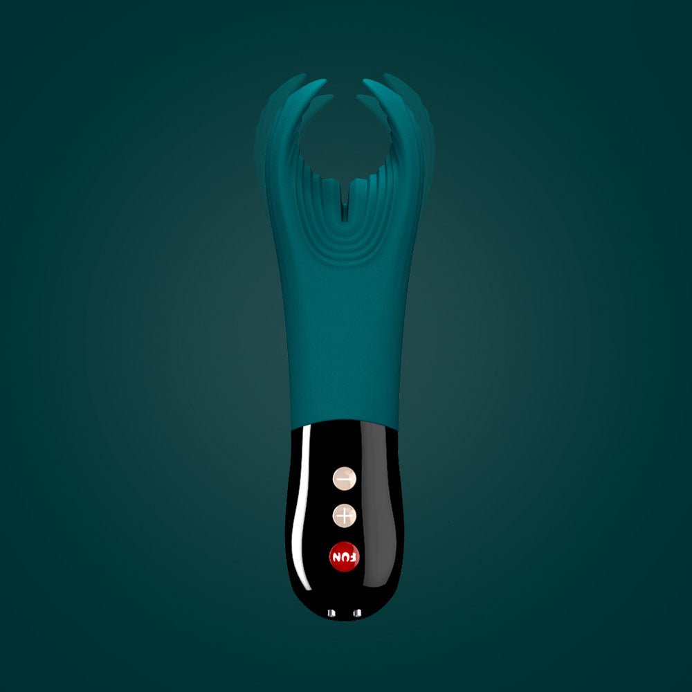 Buy Fun Factory MANTA deep sea blue - black - Deep Sea Blue 18 cm USB Rechargeable Mens & Couples Vibrator – Naughtyhut NZ sex toys online. Discreet delivery & top brands.
