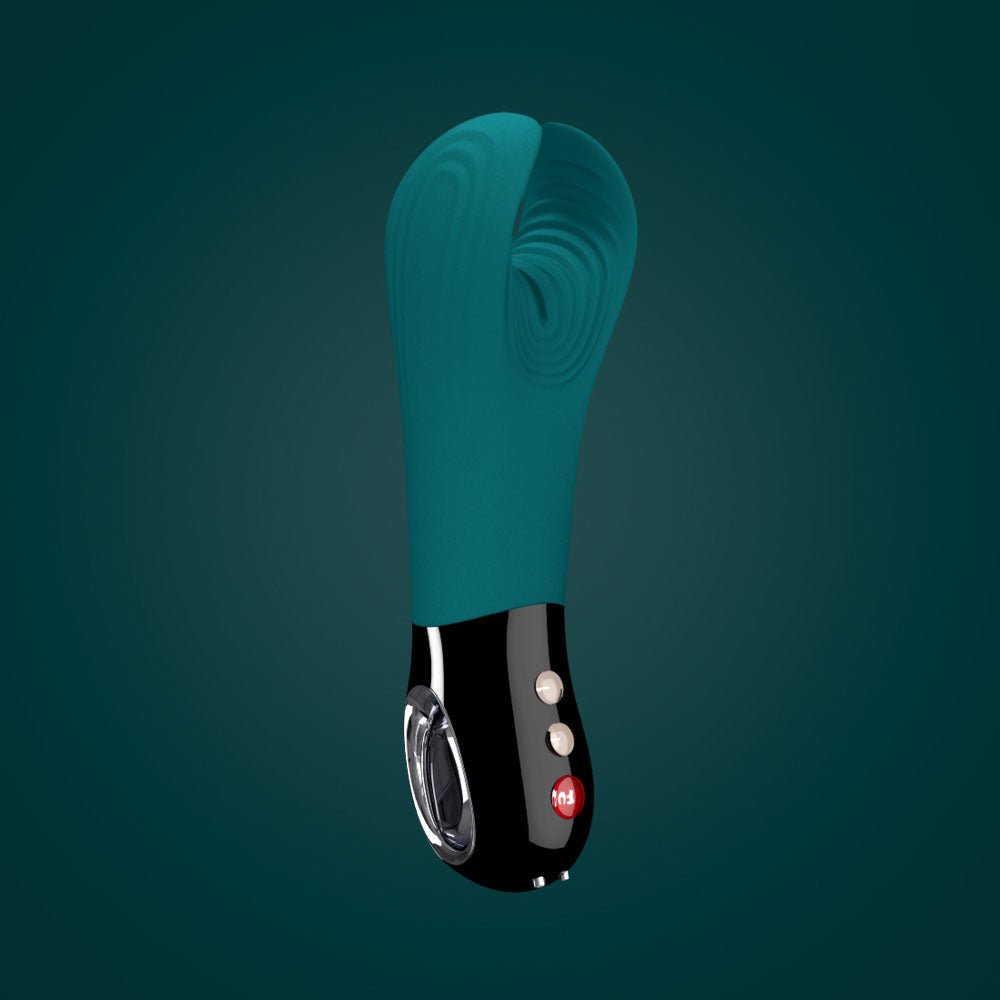 Buy Fun Factory MANTA deep sea blue - black - Deep Sea Blue 18 cm USB Rechargeable Mens & Couples Vibrator – Naughtyhut NZ sex toys online. Discreet delivery & top brands.