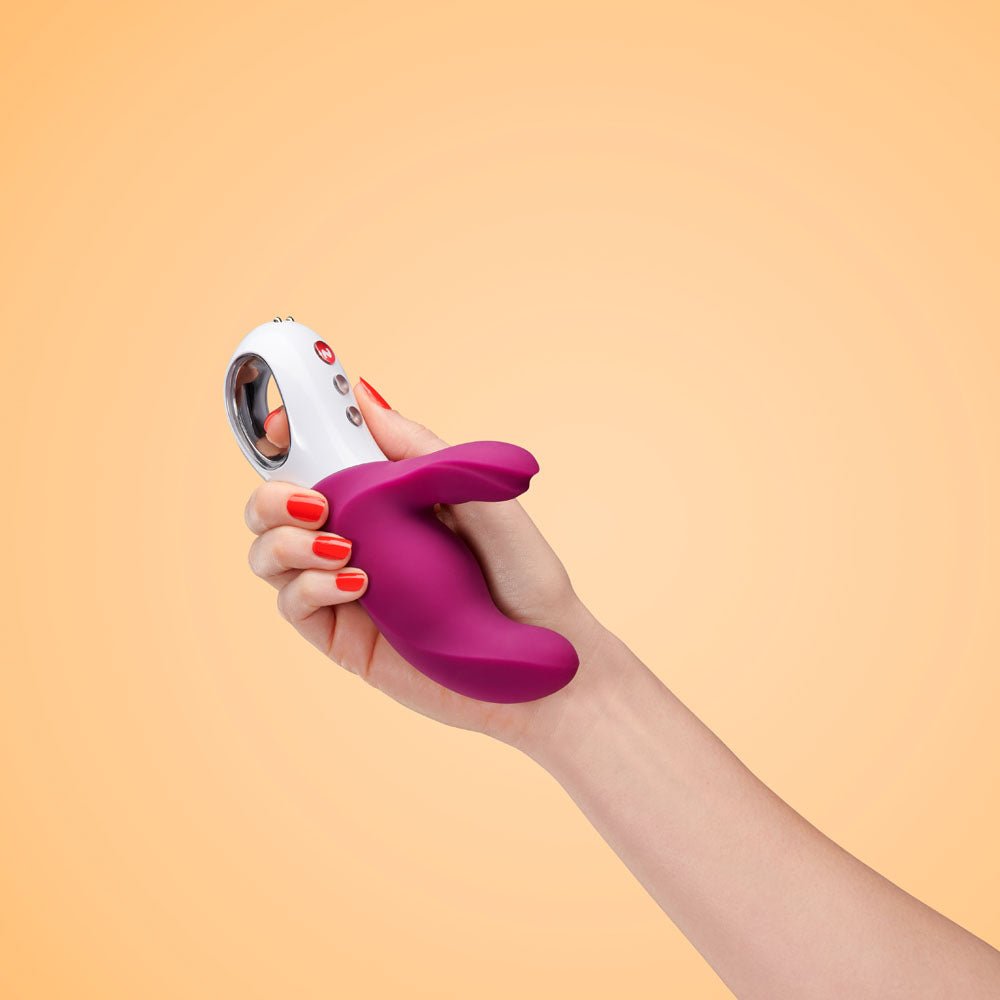 Buy Fun Factory MISS BI grape - Grape 17 cm USB Rechargeable Rabbit Vibrator – Naughtyhut NZ sex toys online. Discreet delivery & top brands.