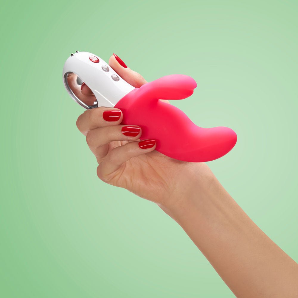 Buy Fun Factory MISS BI pink - Pink 17 cm USB Rechargeable Rabbit Vibrator – Naughtyhut NZ sex toys online. Discreet delivery & top brands.