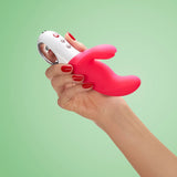 Buy Fun Factory MISS BI pink - Pink 17 cm USB Rechargeable Rabbit Vibrator – Naughtyhut NZ sex toys online. Discreet delivery & top brands.