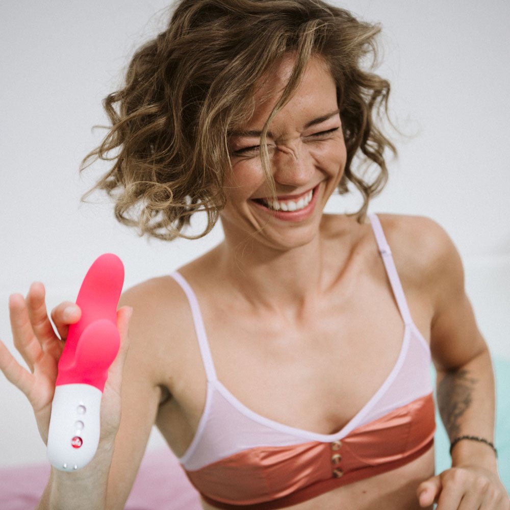 Buy Fun Factory MISS BI pink - Pink 17 cm USB Rechargeable Rabbit Vibrator – Naughtyhut NZ sex toys online. Discreet delivery & top brands.