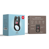 Buy Fun Factory NOS black - Black USB Rechargeable Vibrating Cock Ring – Naughtyhut NZ sex toys online. Discreet delivery & top brands.