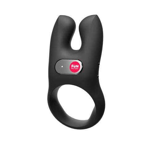 Buy Fun Factory NOS black - Black USB Rechargeable Vibrating Cock Ring – Naughtyhut NZ sex toys online. Discreet delivery & top brands.