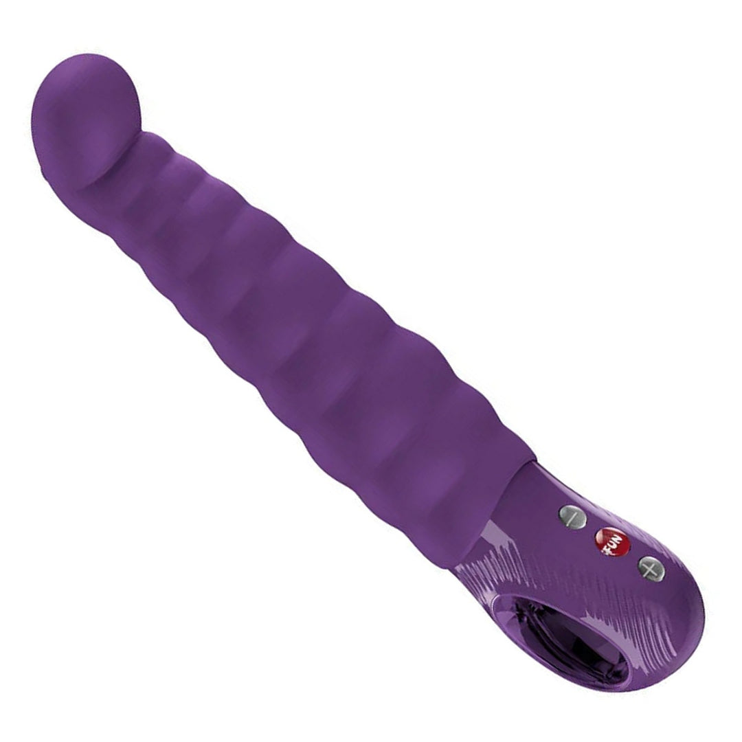Fun Factory Patchy Paul - Dark Violet, swatch crop on white