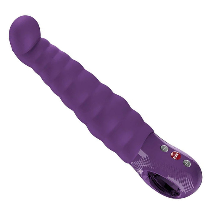 Fun Factory Patchy Paul - Dark Violet, swatch crop on white