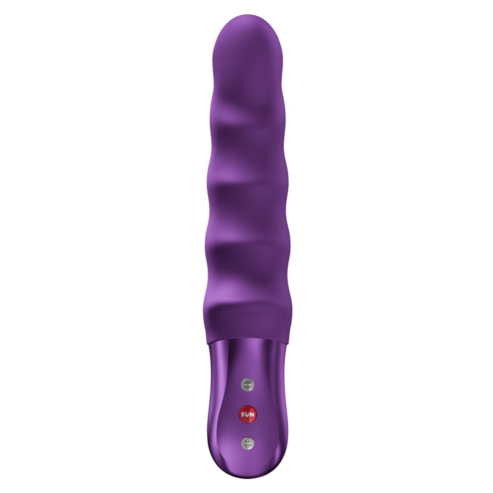 Fun Factory STRONG SURF - Purple USB Rechargeable Thrusting Vibrator – Sex toys NZ by Naughtyhut. Discreet delivery nationwide.