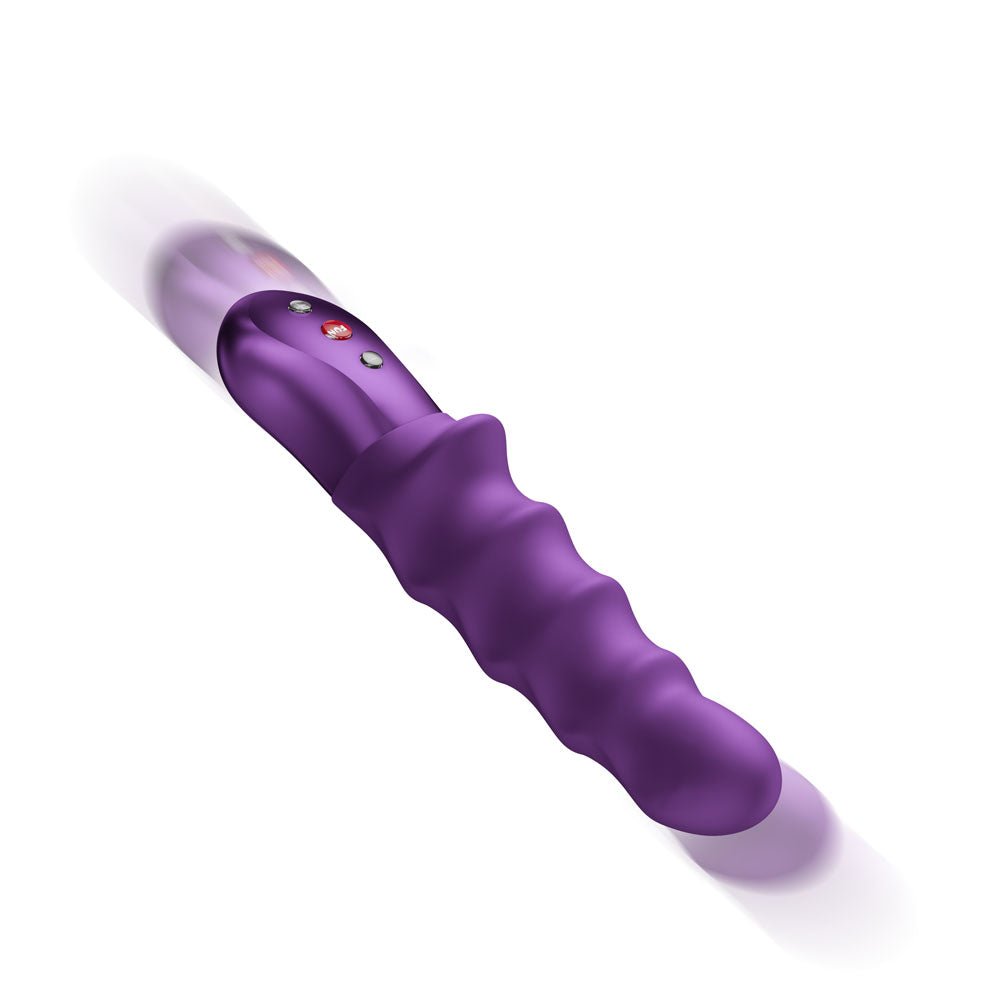 Fun Factory STRONG SURF - Purple USB Rechargeable Thrusting Vibrator – Sex toys NZ by Naughtyhut. Discreet delivery nationwide.