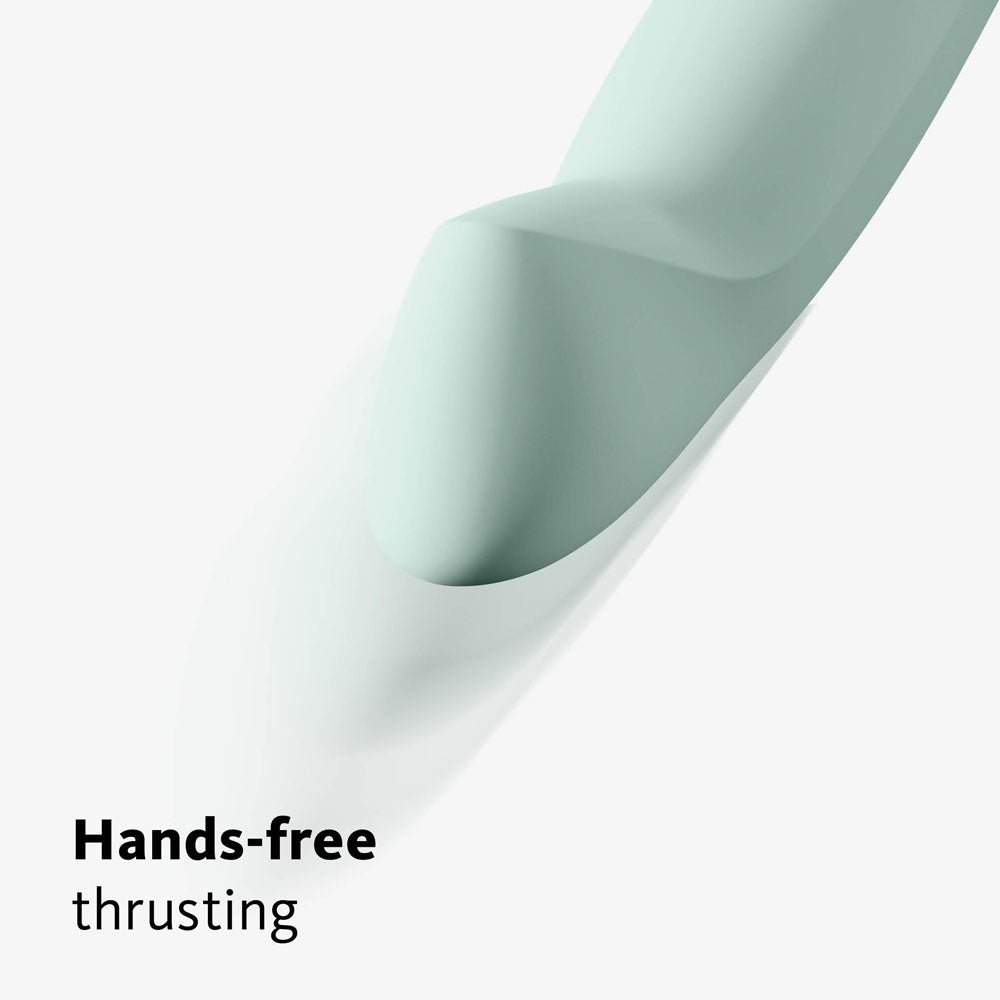 Buy Fun Factory STRONIC G FORTE sage green - Mint Green 19 cm USB Rechargeable Thruster – Naughtyhut NZ sex toys online. Discreet delivery & top brands.