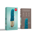 Buy Fun Factory STRONIC PETITE deep sea blue - Deep Sea Blue 17 cm USB Rechargeable Thrusting Vibrator – Naughtyhut NZ sex toys online. Discreet delivery & top brands.