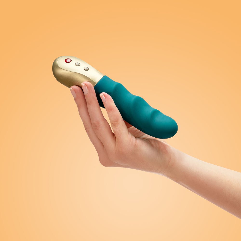 Buy Fun Factory STRONIC PETITE deep sea blue - Deep Sea Blue 17 cm USB Rechargeable Thrusting Vibrator – Naughtyhut NZ sex toys online. Discreet delivery & top brands.