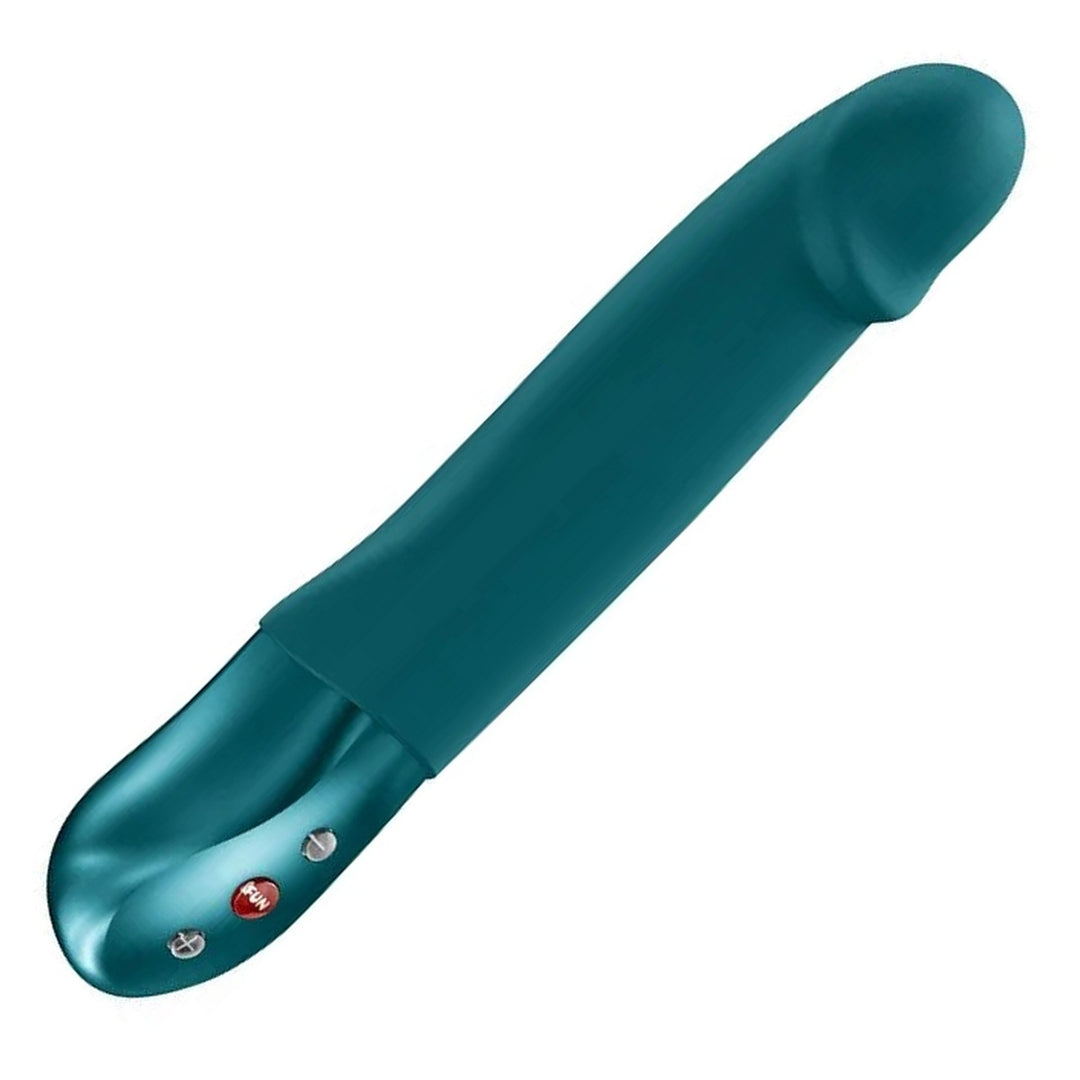 Fun Factory Stronic Real - Bottle Green, swatch crop on white