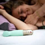 Buy Fun Factory SUNDAZE pistachio - Pistachio Green 17.5 cm USB Rechargeable Thrusting Vibrator – Naughtyhut NZ sex toys online. Discreet delivery & top brands.