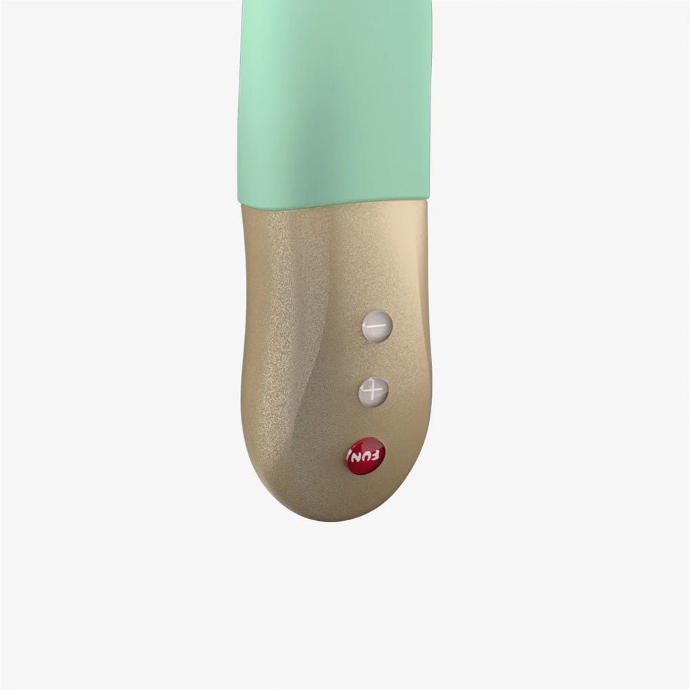 Buy Fun Factory SUNDAZE pistachio - Pistachio Green 17.5 cm USB Rechargeable Thrusting Vibrator – Naughtyhut NZ sex toys online. Discreet delivery & top brands.