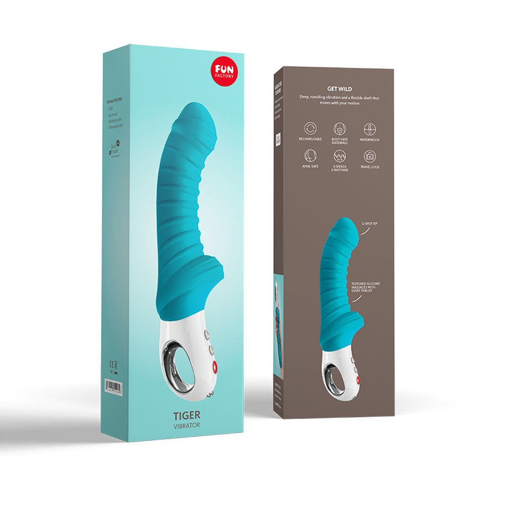Buy Fun Factory TIGER black - Black 22.3 USB Rechargeable Vibrator – Naughtyhut NZ sex toys online. Discreet delivery & top brands.