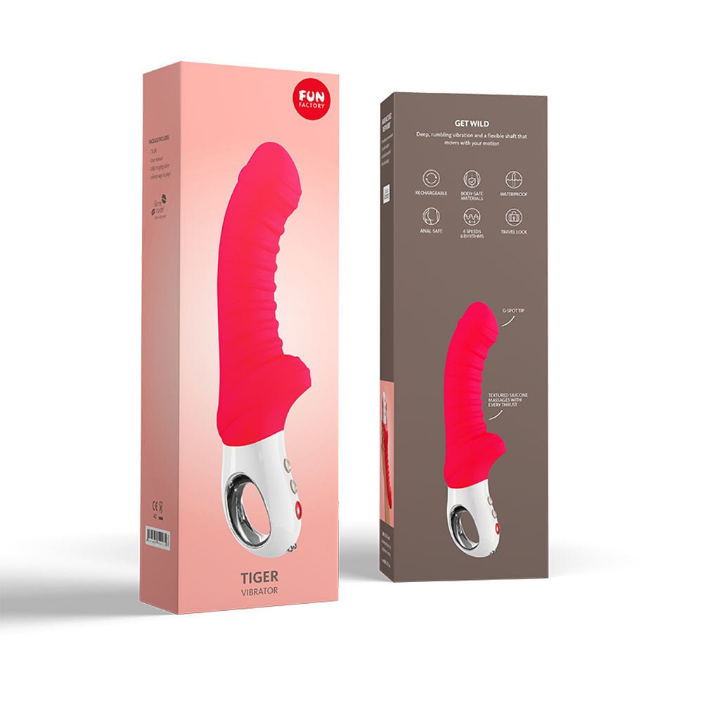 Buy Fun Factory TIGER black - Black 22.3 USB Rechargeable Vibrator – Naughtyhut NZ sex toys online. Discreet delivery & top brands.