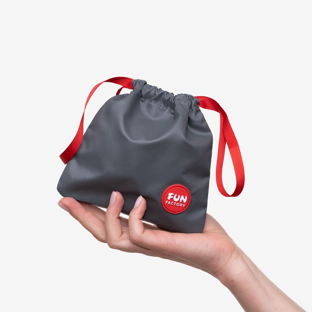 Buy Fun Factory TOYBAG S grey - Grey Discreet Storage Bag - Small – Naughtyhut NZ sex toys online. Discreet delivery & top brands.