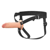 Buy FX Elite 6'' Silicone Hollow Strap - On - Flesh - Flesh 15.2 cm Hollow Strap - On – Naughtyhut NZ sex toys online. Discreet delivery & top brands.