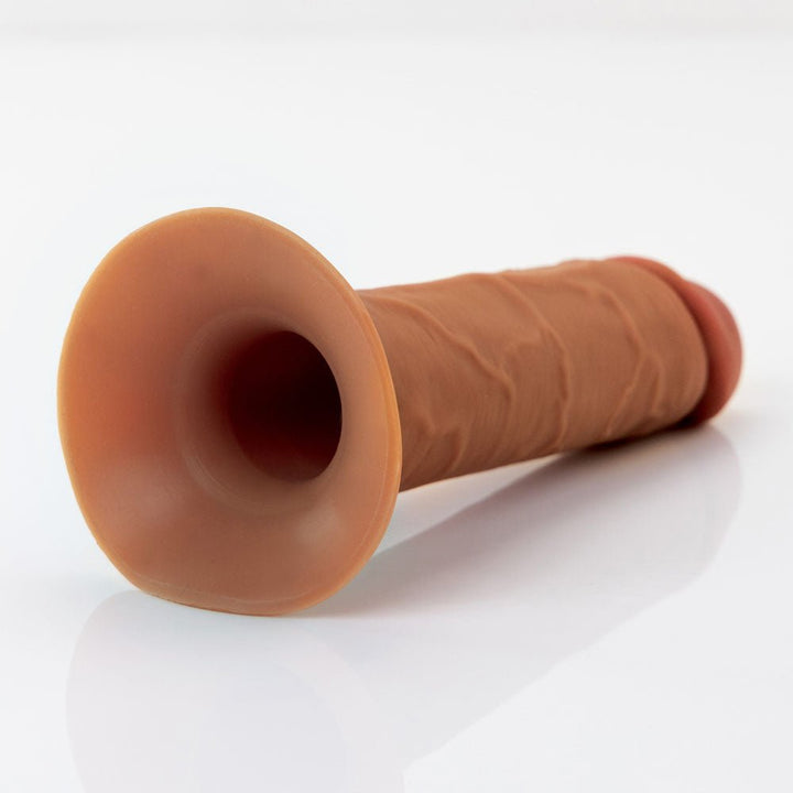 FX Elite 8'' Silicone Hollow Strap - On - Tan - Tan 20 cm Hollow Strap - On – Sex toys NZ by Naughtyhut. Discreet delivery nationwide.