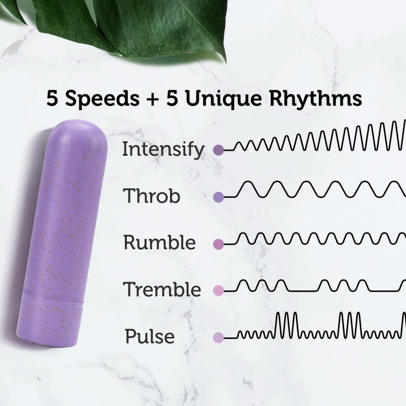 Buy Gaia Eco Rechargeable Bullet - Lilac Purple USB Rechargeable Bullet – Naughtyhut NZ sex toys online. Discreet delivery & top brands.