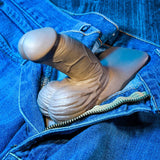 Buy Gender X 4'' SILICONE PACKER DARK - Brown 10 cm Packer – Naughtyhut NZ sex toys online. Discreet delivery & top brands.
