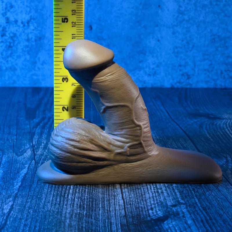 Buy Gender X 4'' SILICONE PACKER DARK - Brown 10 cm Packer – Naughtyhut NZ sex toys online. Discreet delivery & top brands.