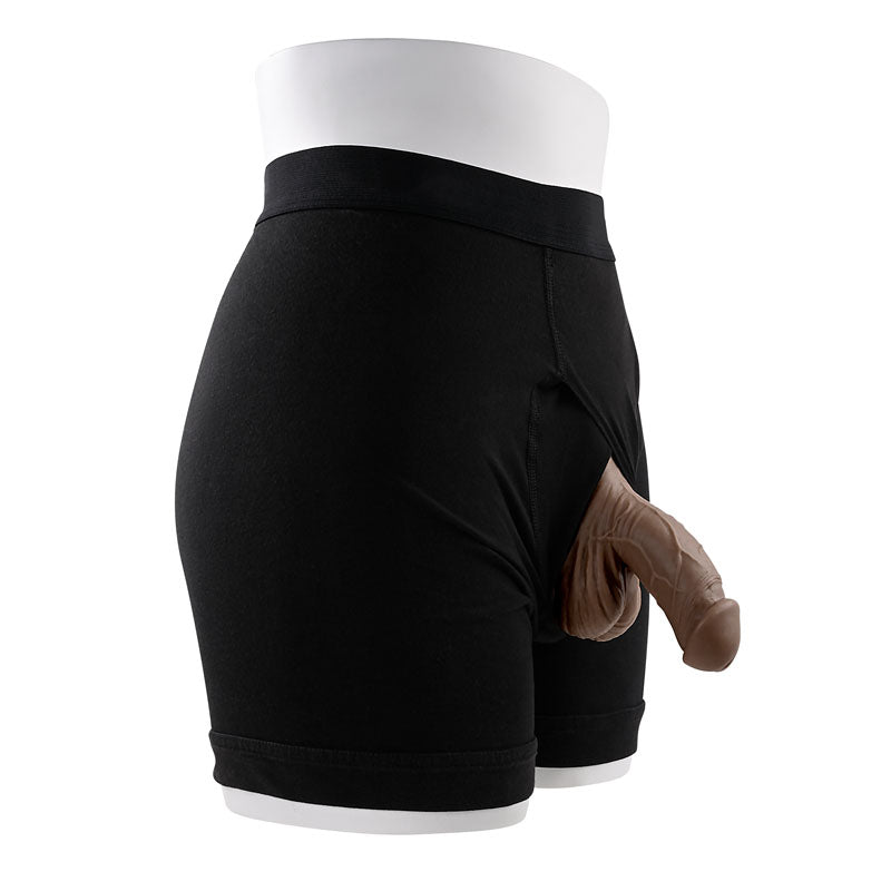 Buy Gender X 4'' SILICONE PACKER DARK - Brown 10 cm Packer – Naughtyhut NZ sex toys online. Discreet delivery & top brands.