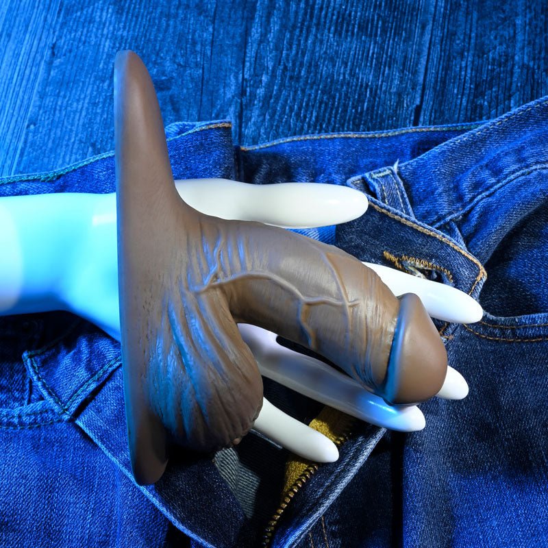 Buy Gender X 4'' SILICONE PACKER DARK - Brown 10 cm Packer – Naughtyhut NZ sex toys online. Discreet delivery & top brands.
