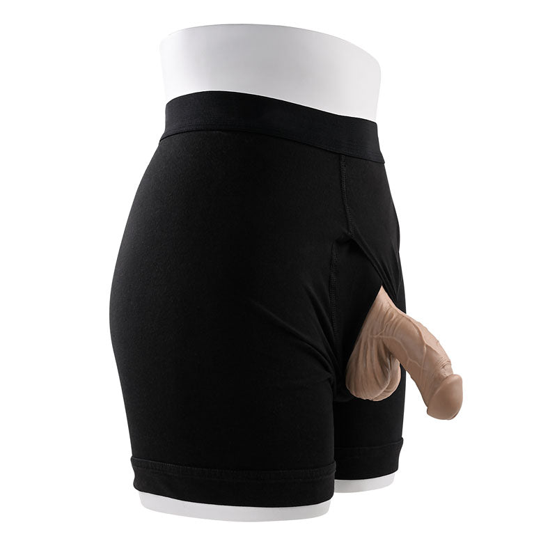Buy Gender X 4'' SILICONE PACKER MEDIUM - Tan 10 cm Packer – Naughtyhut NZ sex toys online. Discreet delivery & top brands.