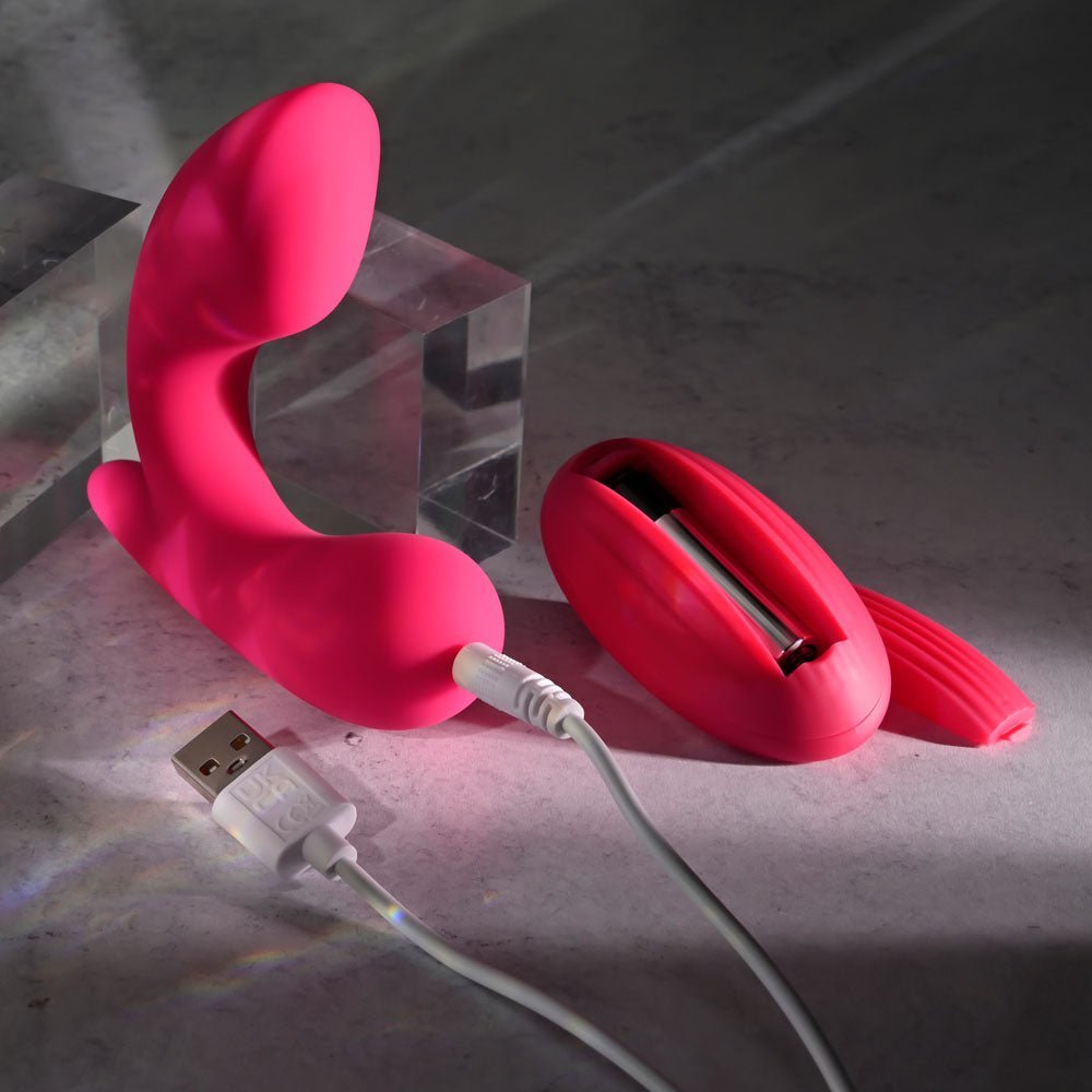 Gender X ALL ABOUT THE BASS - Pink USB Rechargeable Wearable Vibrator with Wireless Remote – Sex toys NZ by Naughtyhut. Discreet delivery nationwide.