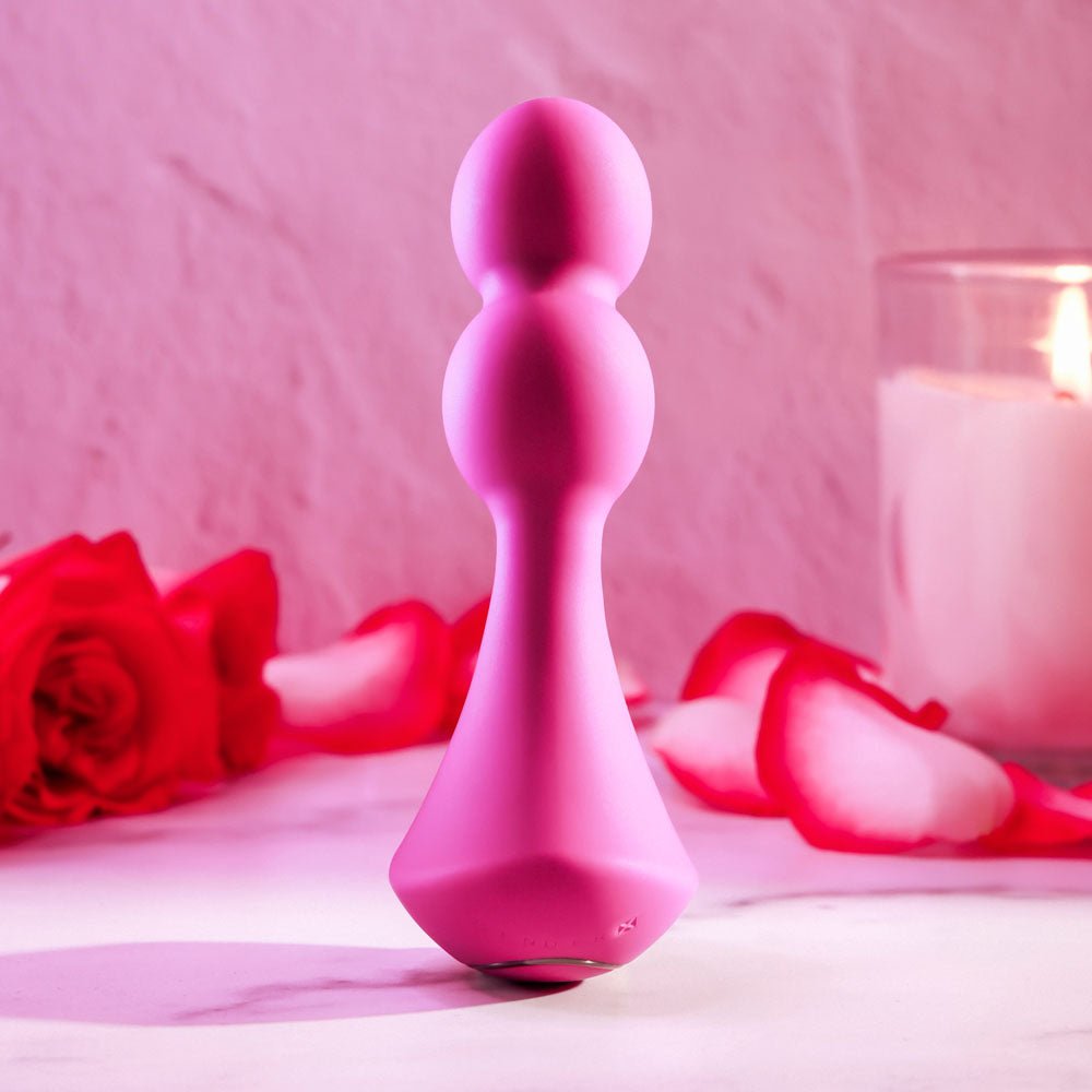Buy Gender X BALL GAME - Pink 13.5 cm USB Rechargeable Vibrating Butt Plug – Naughtyhut NZ sex toys online. Discreet delivery & top brands.