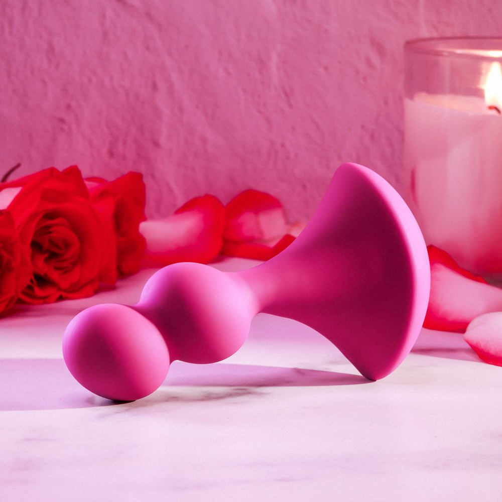 Buy Gender X BALL GAME - Pink 13.5 cm USB Rechargeable Vibrating Butt Plug – Naughtyhut NZ sex toys online. Discreet delivery & top brands.