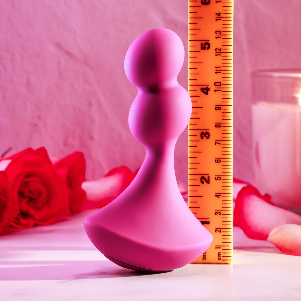 Buy Gender X BALL GAME - Pink 13.5 cm USB Rechargeable Vibrating Butt Plug – Naughtyhut NZ sex toys online. Discreet delivery & top brands.