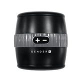 Buy Gender X BARREL OF FUN - Black USB Rechargeable Stroker – Naughtyhut NZ sex toys online. Discreet delivery & top brands.