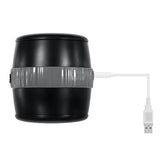 Buy Gender X BARREL OF FUN - Black USB Rechargeable Stroker – Naughtyhut NZ sex toys online. Discreet delivery & top brands.