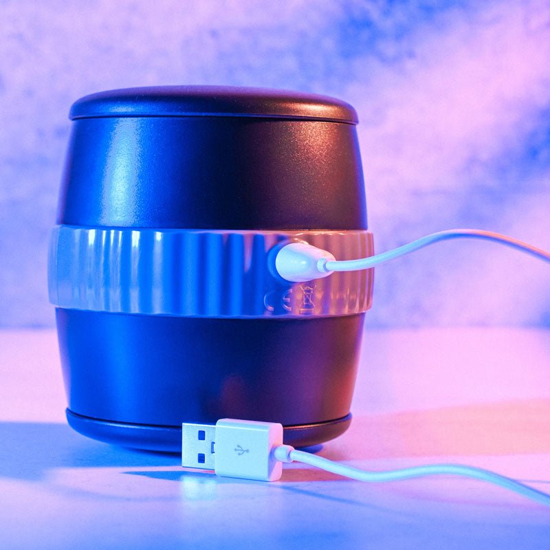 Buy Gender X BARREL OF FUN - Black USB Rechargeable Stroker – Naughtyhut NZ sex toys online. Discreet delivery & top brands.