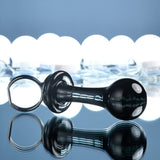 Buy Gender X BLOW POP - Black 12.8 cm Glass Plug with Ring Pull – Naughtyhut NZ sex toys online. Discreet delivery & top brands.