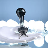 Buy Gender X BLOW POP - Black 12.8 cm Glass Plug with Ring Pull – Naughtyhut NZ sex toys online. Discreet delivery & top brands.