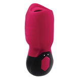Buy Gender X BODY KISSES - Black/Red USB Rechargeable Sucking Stimulator – Naughtyhut NZ sex toys online. Discreet delivery & top brands.